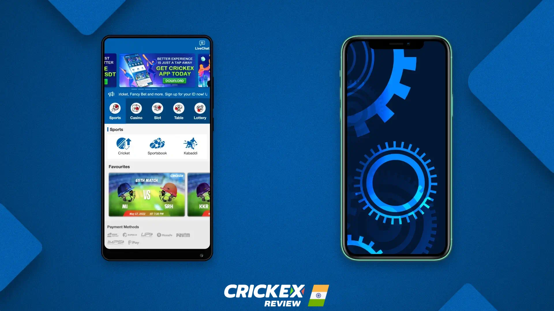 The main characteristics of the Crickex mobile application for sports betting and casino games