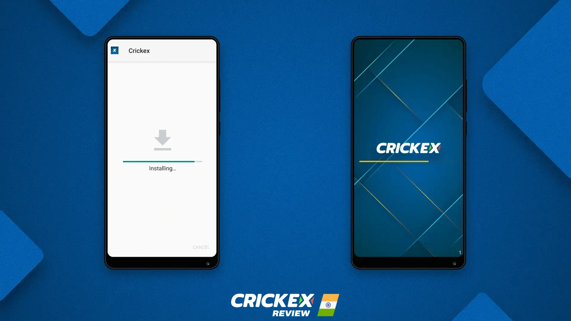 How to install the crickex app on android smartphone or tablet